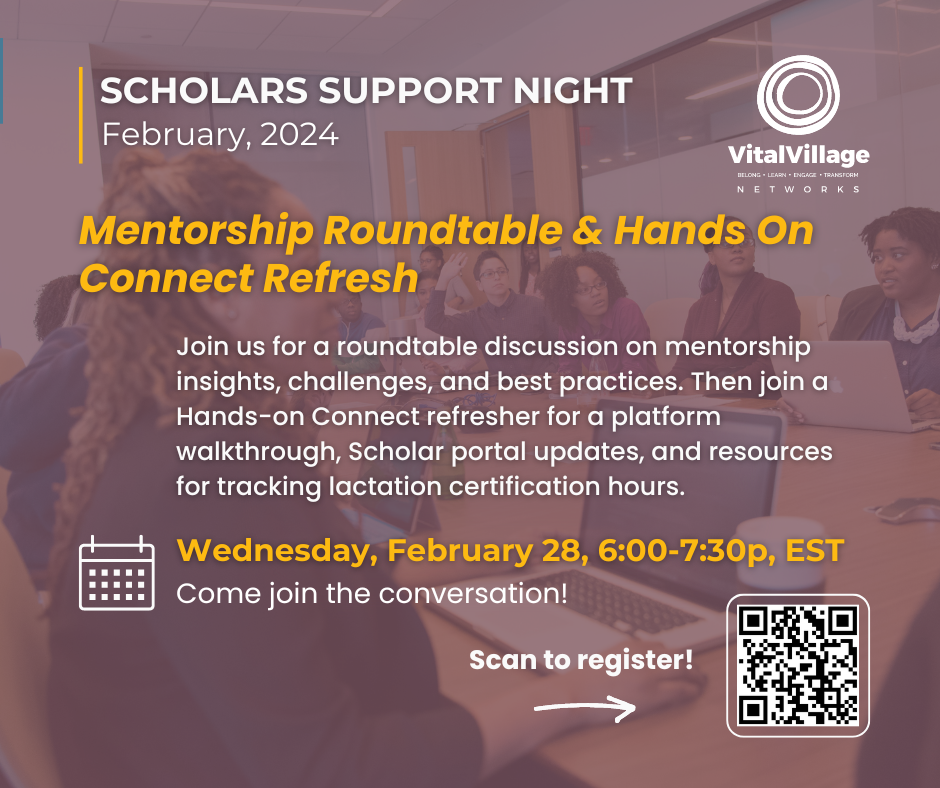 February Scholars Support Night Poster