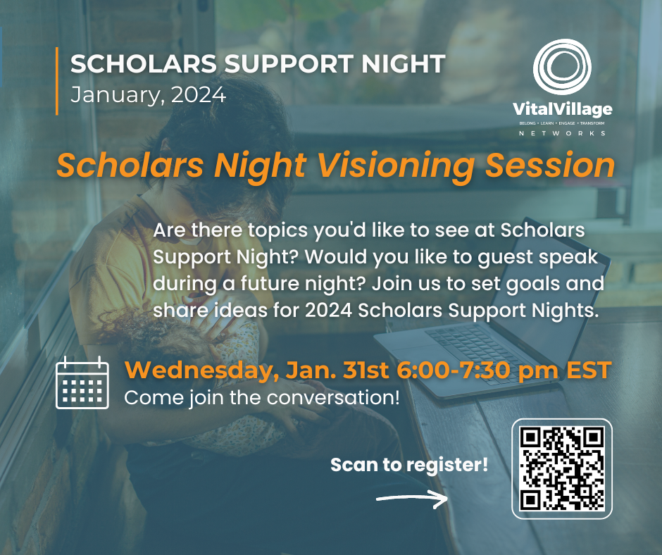 January Scholars Support Night Poster